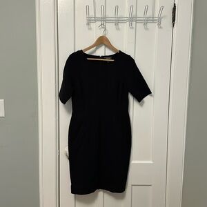 Black lands end dress, size 10